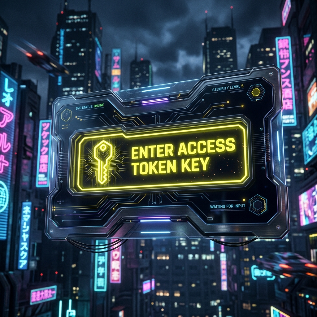 Entrada de Token de Acesso